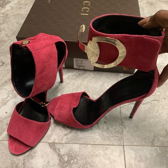 Pink Gucci Heels - Picture 3 of 8